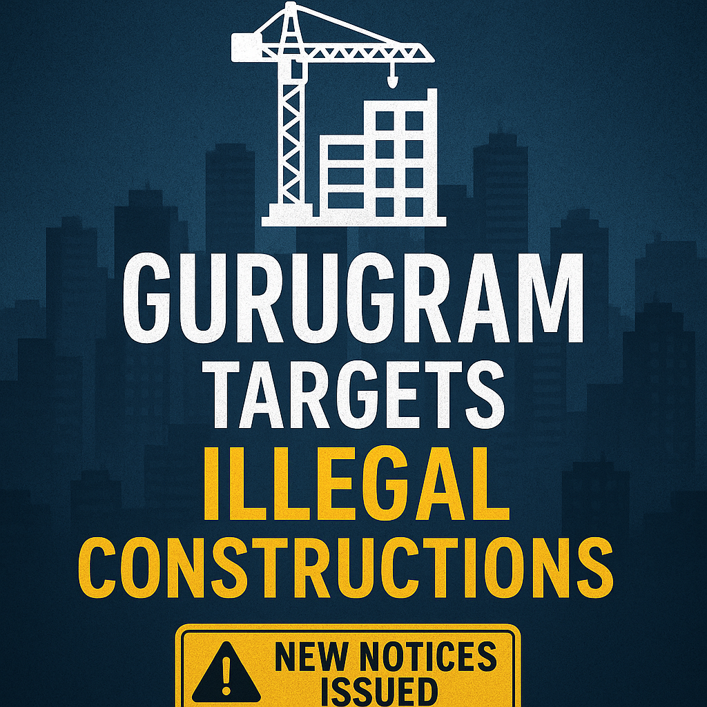 Gurugram Targets Illegal Constructions – New Notices Issued