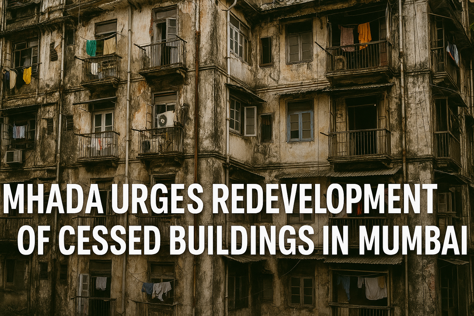 MHADA Cessed Buildings Redevelopment Mumbai