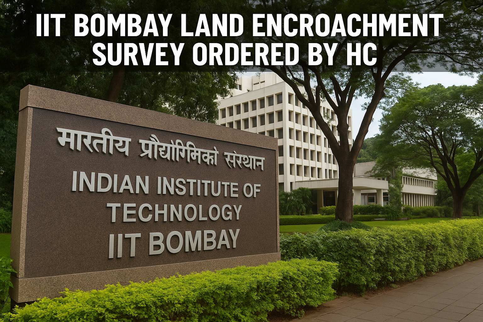 IIT Bombay Land Encroachment Survey