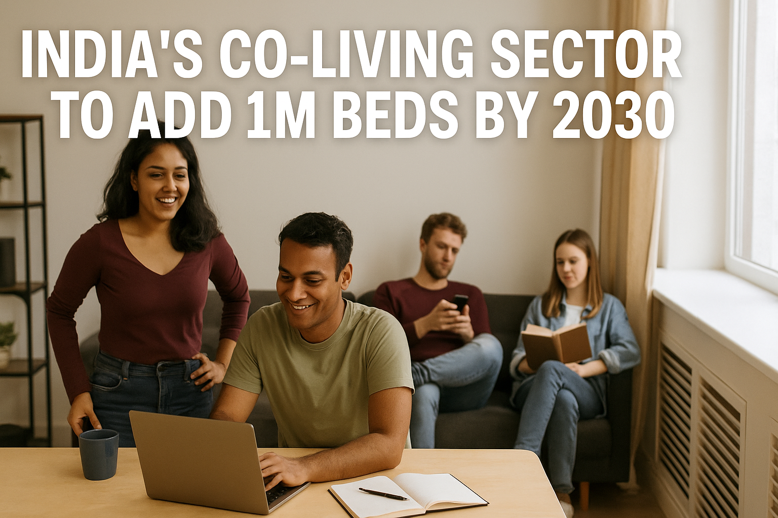 India’s Co-living Sector to Add 1M Beds by 2030