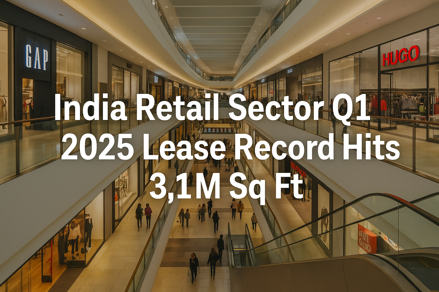 India Retail Sector Q1 2025 Lease Record
