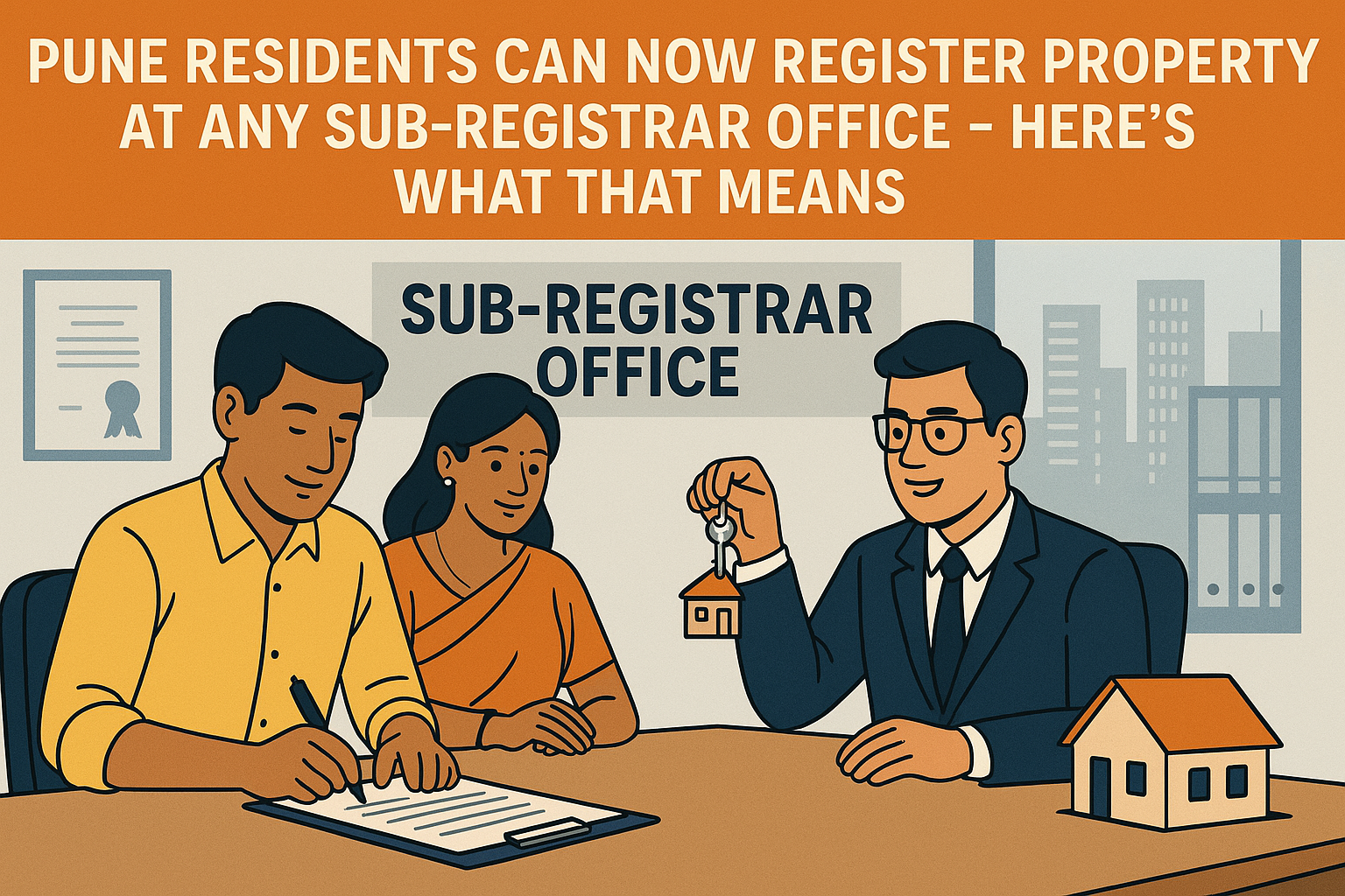 Pune Residents Can Now Register Property at Any Sub-Registrar Office